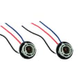 Bay15d 1157 p21/5w LED halogenpære sokkelmontering (2-pakning, svart)