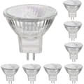 12V 35W GU5.3 Halogen Spotlightpærer, Varmhvitt Lys, Dimbar, 8-pakning