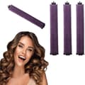 3-pack Värmefria Hårrullar – Hårrullar för att locka håret utan värme Purple