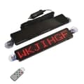 DC 12V LED Fjernkontroll Bilskilt Programmerbar Rullende Meldingstavle