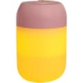 Mini luftfuktare för hemmet, tyst och med ljus, USB-luftfuktare, lämplig för sovrum, kontor, bilar och hem, rosa.