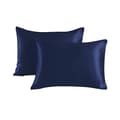 Örngott i satin - Örngott - 50 x 66cm - 2-pack Mörkblå Dark Blue