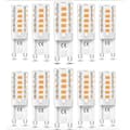 G9 LED-lampor 5W – Varmvit – 10 st