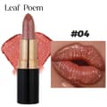 Diamant Glitter Læbestift, Diamant Lipgloss Glitter Læbestift Vandtæt, Skinnende 04#