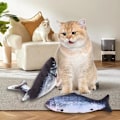 Miniatyrbild 2 av 4: Katt- och Hundleksak Fisk USB Laddning Elektrisk Viftande Simuleringsfisk fish2