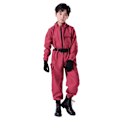 Miniatyrbillede 2 af 10: Squid Game 2 Børnevagt Jumpsuit Med Maske Clothes+triangular mask 120