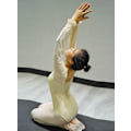 Miniatyrbillede 2 af 9: Strømpebukser balletdragter voksen bodydragter dansetræningsdragter Beige L