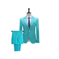 Pikkukuva 1 / 4: Miesten 2-osainen Slim Fit -puku Liike- ja Hääjuhliin green M