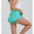 Miniatyrbillede 3 af 5: Pige Atletiske Shorts Børne Gymnastik Løbeshorts Light Green L