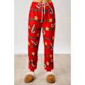 Miniatyrbild 5 av 10: Dam Candy Cane Julpyjamas Randig Loungeset Jul-PJs Set red XL