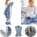 Miniatyrbild 2 av 7: Haj-filt Hoodie för Vuxna, Super Mjuk och Mysig Flanell Hoodie blue 2XL