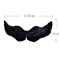 Miniatyrbillede 6 af 7: 3 stk. Djævel-Engle Kostume Kit, Halloween Demon Vinger Party Cosplay Klæd-Ud Tilbehør Devil Set