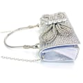 Miniatyrbilde 3 av 7: Kvinners Aftenveske Glitter Clutch Penger for Kvinner Aften Bryllup Fest Veske silver