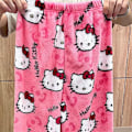 Pikkukuva 6 / 7: Naisten Piirretty Kissan Pyjama Housut Flanelli Mukavat Unihousut rose red XL