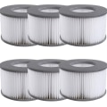 Miniatyrbild 1 av 5: 8 st Mspa Pool Hot Tub Spa Filter Cartridges, Swimming Pool Filter Replace Cartridge 6PCS