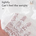Miniatyrbild 4 av 5: Plus Size Justerbar Spets Braletter för Kvinnor Bralette Vadderad Spets Bandeau BH Apricot M