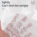 Pikkukuva 4 / 5: Plus Size Säädettävät Pitsi-Rintaliivit Naisille Bralette Pehmustetut Pitsi-Bandeau-Rintaliivit Apricot M