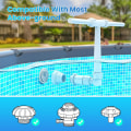 Miniatyrbillede 5 af 6: Poolspringvand til Overjordiske & Nedgravede Pools, Dobbelt Sprøjt Vandfaldsspringvand 4PCS