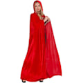 Miniatyrbilde 4 av 8: Unisex hettekappe, Halloween-kappe for cosplay red 140cm without hat