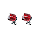 Miniatyrbilde 1 av 5: 1 Par Hodelykter For Crocs Mini Lights Morsomme Skotilbehør Red