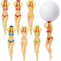Miniatyrbild 1 av 7: Roliga Golf-Tees Lady Bikini Girl Golf-Tees