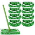Miniatyrbild 1 av 6: Swiffer Sweeper Mop Ersättningsdynor, Tyger för Swiffer Golvmopp, Återanvändbar Golvmoppöverdrag 8PCS