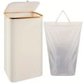 Miniatyrbilde 1 av 7: Soppromper til soverom med lokk, 105L Stor Vaskbar Avtakbar Beige