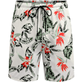 Pikkukuva 4 / 6: Miesten Havaijilainen Paita ja Shortsit white L