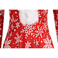 Miniatyrbilde 6 av 11: Kvinne Mote V-Hals Avslappet Passform Jul Cosplay Kostyme Trykt Kjole XL