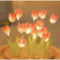 Miniatyrbild 4 av 6: DIY Ros- och Tulpanblomster Havsmaterialpaket Nattlampa Purple
