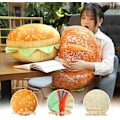 Miniatyrbilde 7 av 10: 3D Simulert Pluss Burger Pute, Morsomme Puter Hamburger Sofa Hamburger