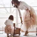 Miniatyrbild 6 av 8: Dam Tierad Lager Mesh Balett Bal Klänning Tulle Tutu A-linje Midi Kjol pink S