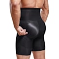 Miniatyrbilde 1 av 7: Herre Magekontroll Shorts Shapewear Høy Midje Slankende Kroppsshaper black 2XL