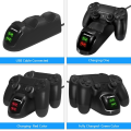Miniatyrbild 5 av 9: PS4-kontroll Laddningsstation Dock Stativ Spelkontroll USB-port Dubbel Laddare Vagga Bas