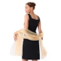 Pikkukuva 3 / 4: Chiffon Elegant Stole Huivi Mekkoon Eri Väreissä champagne