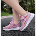 Miniatyrbillede 6 af 8: Piger Casual Sko Let Mesh Sneakers Børn Sommer Sportssko pink 34