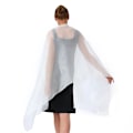 Miniatyrbilde 4 av 7: Sjal i elegant chiffon for kjole i ulike farger white