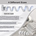 Miniatyrbild 7 av 9: Rhinestone-band 7 rullar 7 meter självhäftande diamant Bling Rhinestones-remsor
