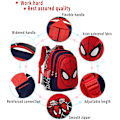 Miniatyrbilde 4 av 5: 3D Spider-Man Skolesekk Vanntett Lett Skolesekk for Gutter og Jenter A