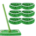 Miniatyrbilde 1 av 7: Swiffer Sweeper Mop erstatningskluter, kluter for Swiffer gulvmopp, gjenbrukbar overtrekk 6st