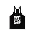 Miniatyrbillede 2 af 4: Mænds Trænings Stringer Tanktop Atletisk Hurtigtørrende Y-Ryg Toppe black XL