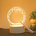 Miniatyrbilde 1 av 4: Notatbrett Kreativ LED Nattelys USB Meldingstavle Shape 3