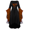 Pikkukuva 1 / 3: Naisten Goottilainen Mekko Pitsimekko Halloweenin Karnevaaliasuun orange XL