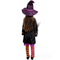 Miniatyrbild 6 av 8: Flickor Svart Katt Kostym med Hatt för Barn för Halloween Kostym Klä Upp XL