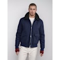 Miniatyrbilde 2 av 5: Hettegenser for menn med glidelås, varm fleecejakke for vinteren navy blue XL