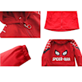 Miniatyrbild 4 av 5: Superhjältar Pojkar Dragkedja Mode Hoodie jacka, Pojkar Spider-Man Hooded Sweatshirt red 90