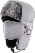 Vintermössor för Kvinnor Män Trapper Ushanka Hatt med Öronlappar grey