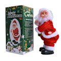 Miniatyrbild 1 av 9: Twerking Tomte, Dansande Elektrisk Julplyschdocka Standing style