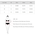 Miniatyrbillede 4 af 4: Dametøj Trekant Bikini Badedragt Bind Smocked Ruched Todelt Badetøj Sæt blue M