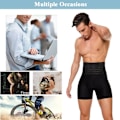 Miniatyrbild 3 av 7: Kroppsformande shorts för män, bantande magkontroll, högt midjeband, underkläder, lårshorts XL